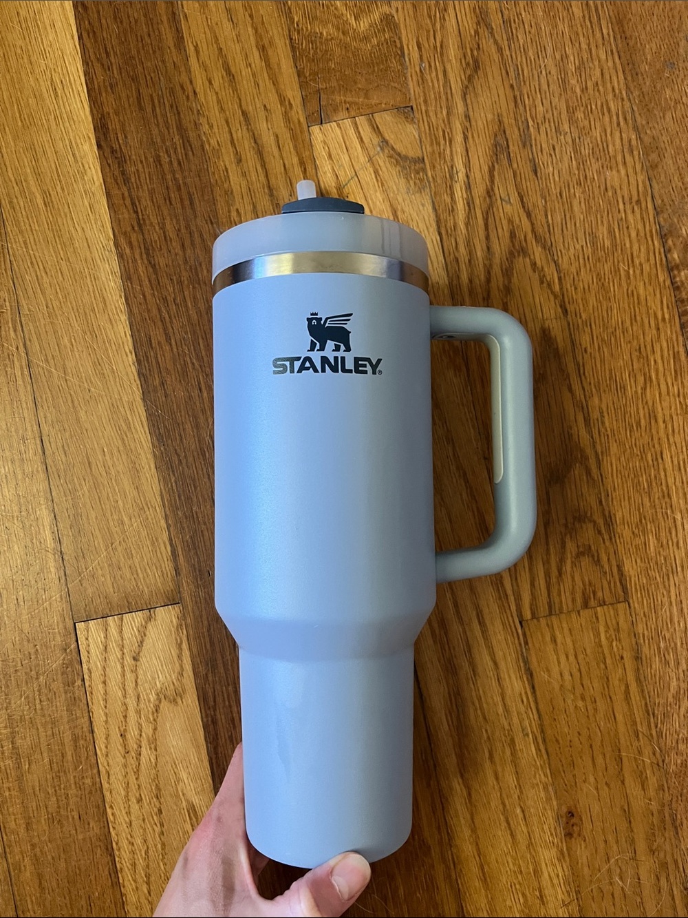 Stanley Light Blue Insulated Travel Tumbler with Handle